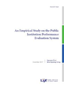 An Empirical Study on the Public Institution Performance